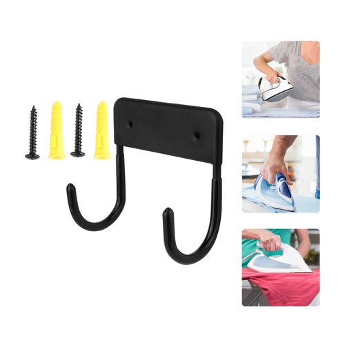 Iron Hook Shelf Bracket Ironing Board Door Brackets Organizer eBay