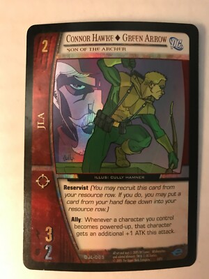 VS System Connor Hawke Green Arrow Son of Archer  FOIL DC Justice League DJL-005