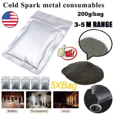 40Bags Cold Spark Machine Ti Powder 200g Bag 3-5M Range Stage Effect outdoor