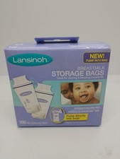 Lansinoh breastmilk 100 pack storage bags New Sealed.