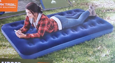 Inflatable Air Mattress Bed Twin Size Soft Blow Up Bed - NEW