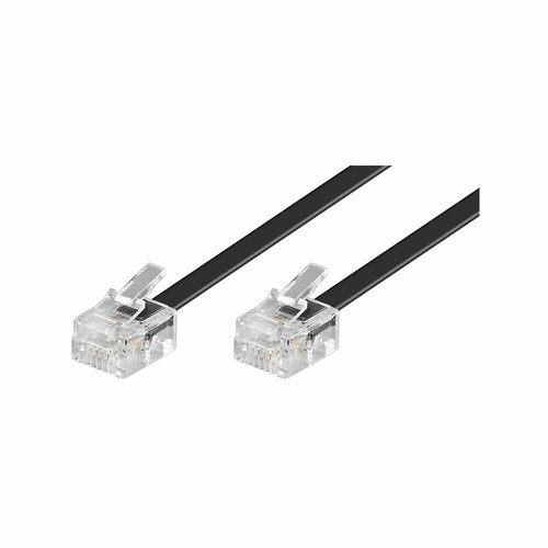 Câble téléphonique RJ11 - 15 m - Noir - Dexlan - Photo 2/2