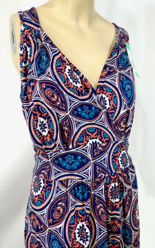 Weich und dehnbar Neu mit Etikett Market Fichte ärmellos Boho Maxi Stich Fix Kleid 1X - Bild 3 von 5
