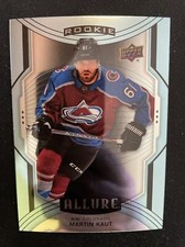 20-21 UD Allure Hockey Rookie 115 Martin Kaut
