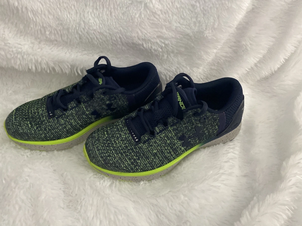 Telemacos Mediar cuadrado Under Armour Charged Bandit 3 Running Boys&#039; Mesh NAVY GREEN 1295957-  411 5Y | eBay