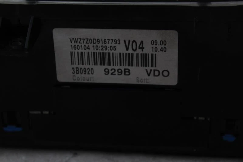 Grupo de velocímetros 66 k millas MPH para Volkswagen Passat 2004-2005 OEM #29051 Foto 4 de 4