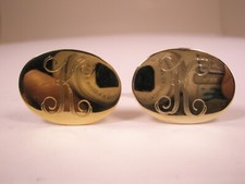 K Monogram Initial Letter Vintage Cuff Links kevin klint kurt kyle kent kelly