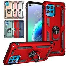Rugged Armor Ring Phone Case For Motorola G54 G14 E32 G82 G10 G 5G G50 Edge 20