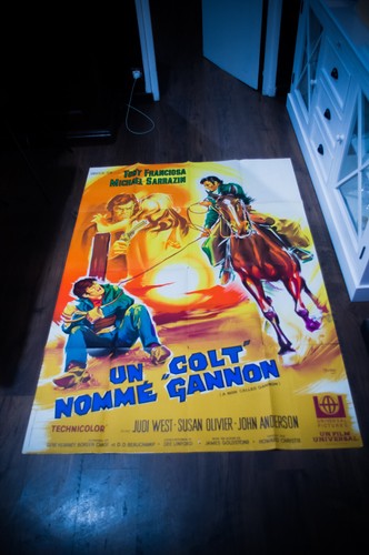 A MAN CALLED GANNON French Grande Vintage Movie Poster Original 1968
