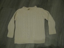 Boys Sweater size 4T 4 Old Navy Cream Cable Knit Sweater