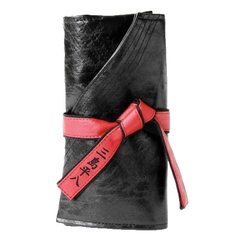 Fundas, cubiertas de cuero negro y Bolsos