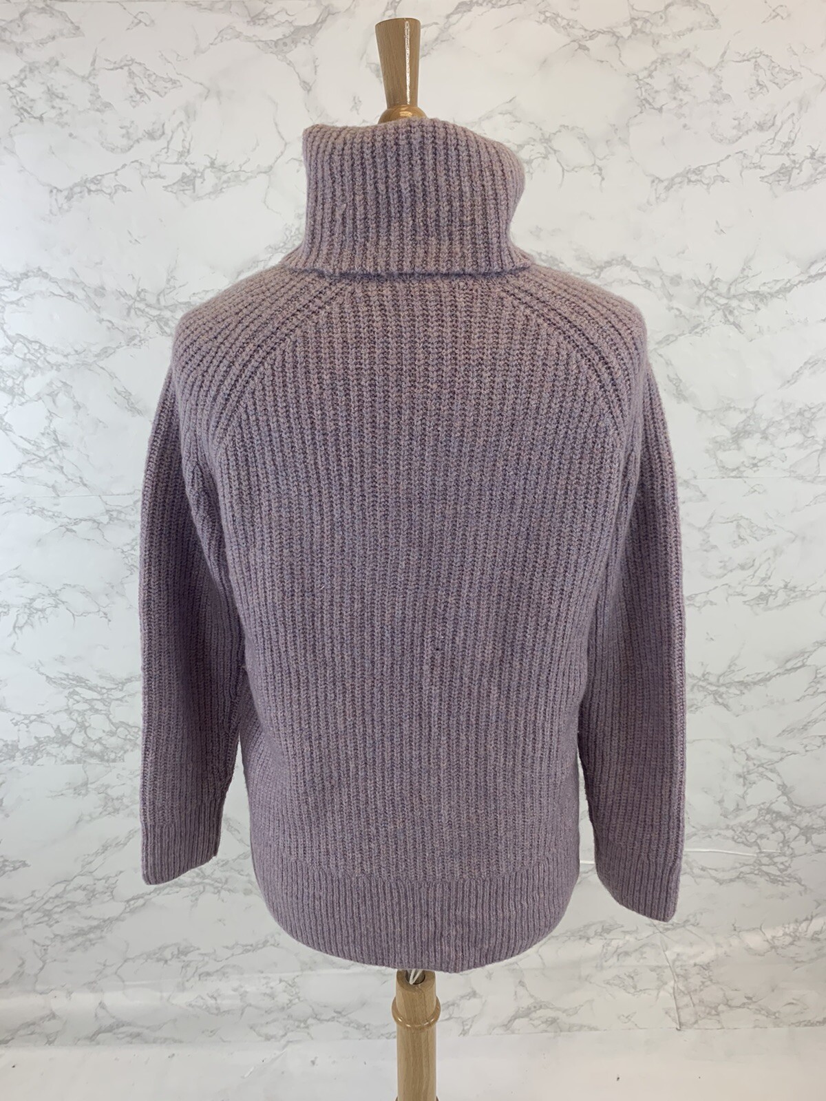 Madewell Purple Mercer Turtleneck 