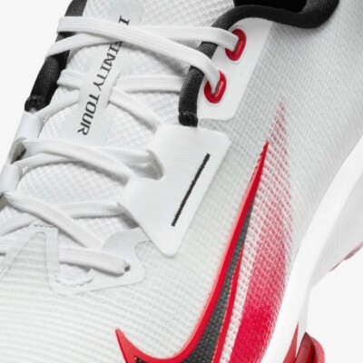 Nike Air Zoom Infinity Tour 2 Golf Shoes Wide 'White/Red' (FD0218