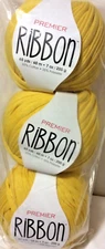 Premier Ribbon Yarn 3 Pack “Yellow”