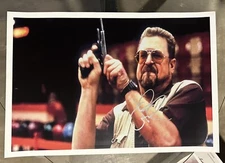 JOHN GOODMAN SIGNED 'BIG LEBOWSKI' 12x18 PHOTO AUTOGRAPHED