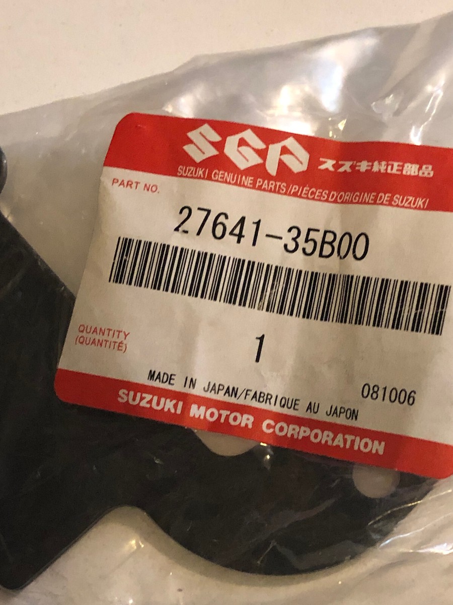 NOS OEM Genuine Suzuki Motorcycle PLATE, FRONT CHAIN P/N 27641