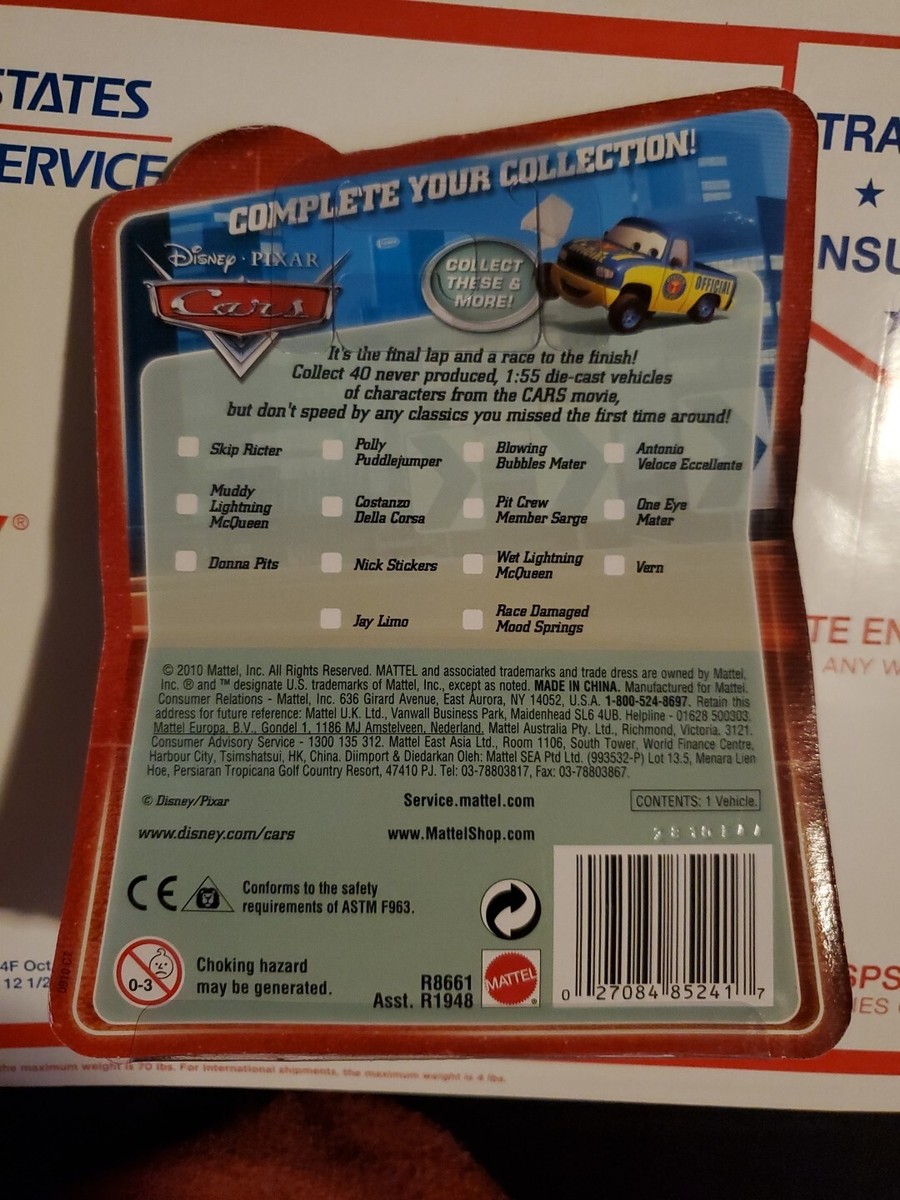 Disney Cars Final Lap #154 TIMOTHY TIMEZONE TRUECOAT Great Card | eBay