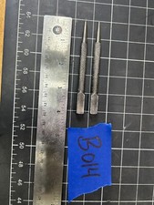 Vintage 4" Long Nail Set Punch Tool with Square-Head Set of 2, Made In Japan