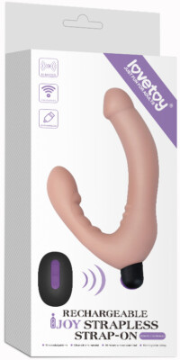 Lovetoy Female to Female Vibrating Strapless Strap On Dildo for Lesbian  Women | eBay