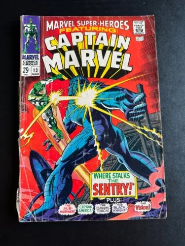Marvel Super Heroes #13 - 1st App. of Carol Danvers, 2nd CM (Marvel, 1968) Fair