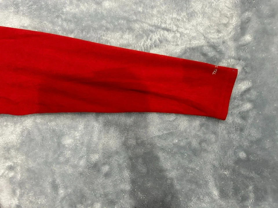 THE NORTH FACE TKA 100 NIÑOS SUÉTER EXTRA GRANDE ROJO JERSEY CUELLO FALSO 1/4 CREMALLERA Foto 4 de 4