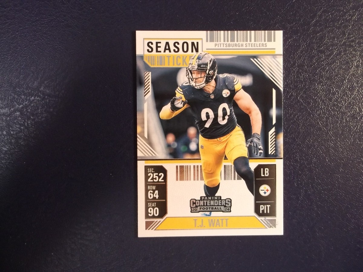 2024 Panini Contenders Season Ticket T.J. Watt Card # 83 | eBay