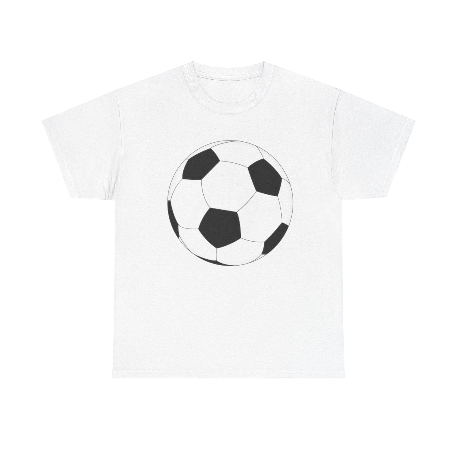 Classic Soccer Ball T-Shirt - football sport fan athlete futbol cool minimal