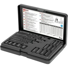 KS TOOLS Ausdrehwerkzeug Satz Stehbolzen 150.1305 - Gewindeausdreh-Satz, 25 tlg.