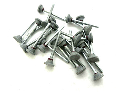 (25 pck) Grier Abrasive Stone 1'' Shank Grinding Rotary Dremel W181-W-13400 HR
