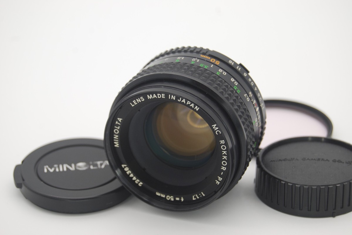 App Mint] Minolta MC Rokkor-PF 50mm F/1.7 MF Lens for MC Mount