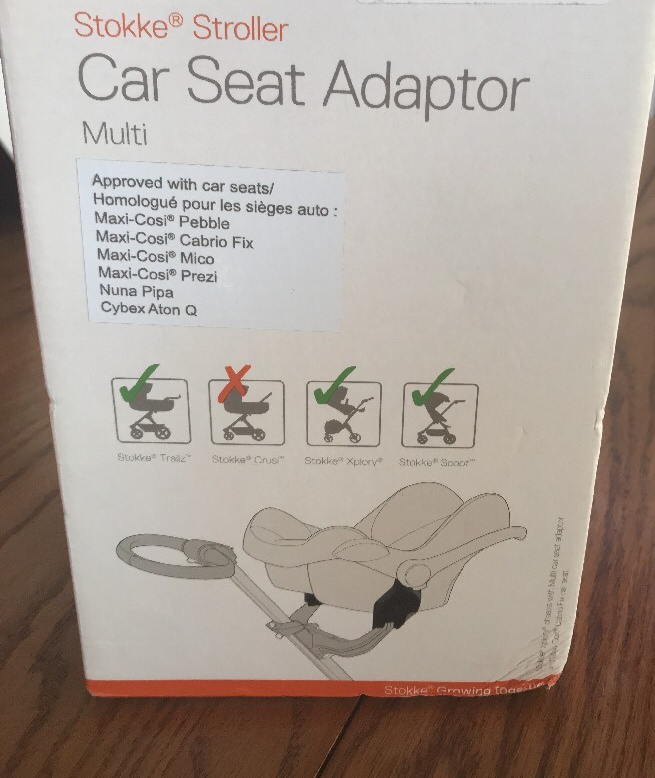 Stokke Stroller Car Seat Adaptor Multi Baby Toddler Child BRAND