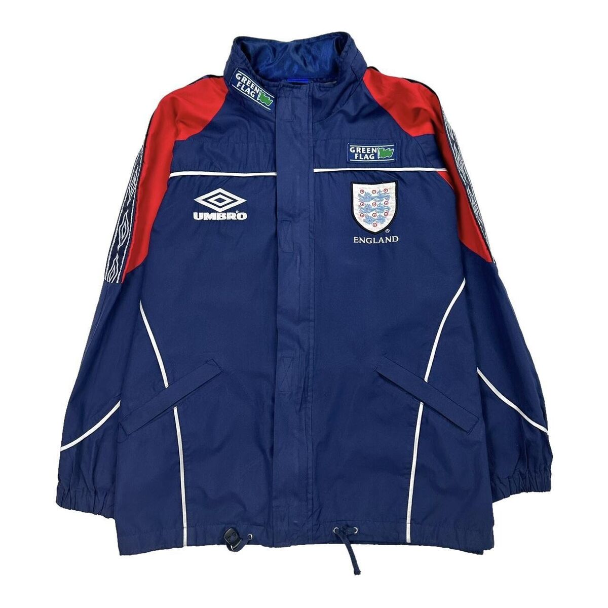 Vintage 1996-1998 England Umbro Football Tracksuit Jacket Vintage 1996-1998 England Umbro Football Tracksuit Jacket