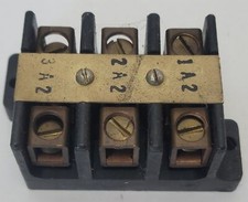 Square D Class 9080 Type U-32 Terminal Distribution Block , 600V , 3-Pole