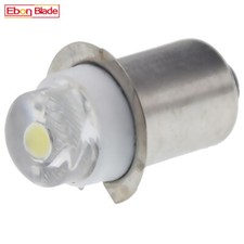 1X P13.5S DC5V-24V LED Upgrade Bulb White Maglite D/C Cell Flashlight 6000K 0.5W
