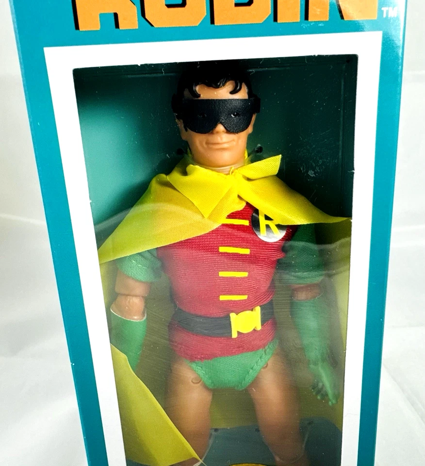 Mego ROBIN 8" VARIANT 50th ANNIVERSARY WORLD'S GREATEST SUPER-HEROES DC 2023! - Image 2 of 4