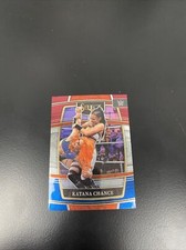 2022 Panini Select WWE Concourse Red and Blue Katana Chance #91 wrestling card