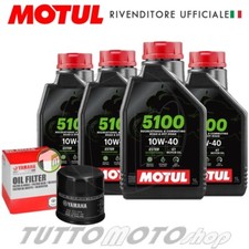 Tagliando YAMAHA YZF-R1 1000 2008 2009 2010 2011 2012 / Olio Motul 5100 + Filtro