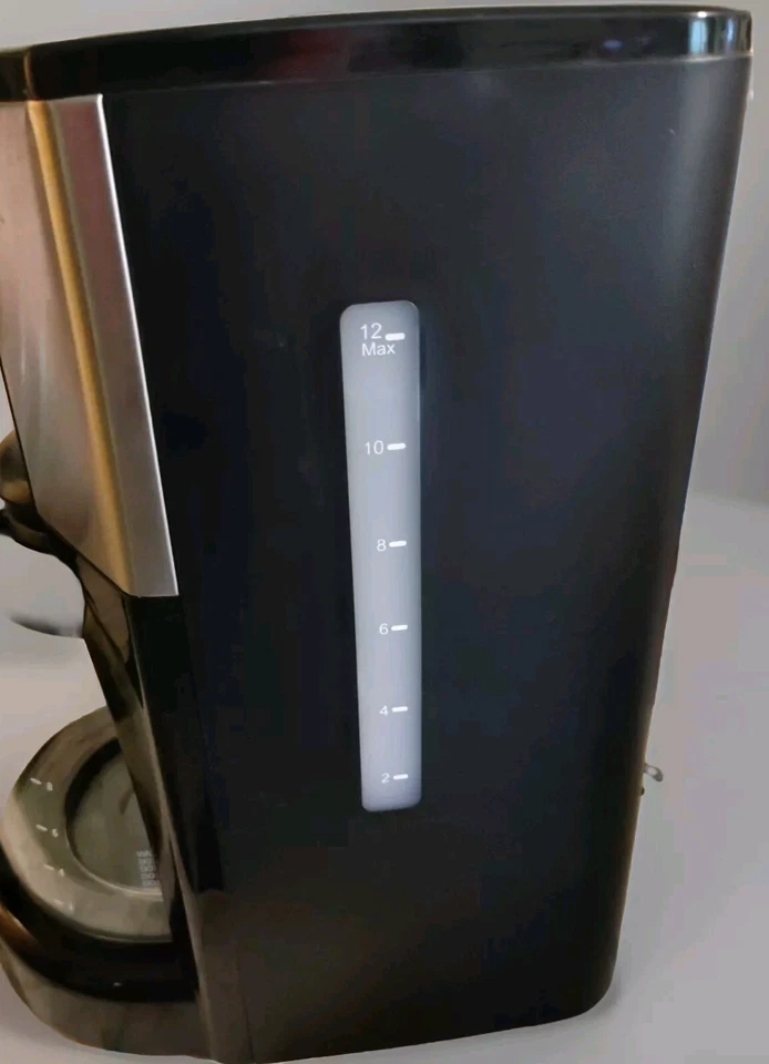 MR COFFEE 12 CUP PROGRAMMABLE BVMC-EHX41 BLACK with CHROME ACCENT - Image 4 of 4