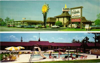 Quality Inn Clark's And Restaurant Santee South Carolina Postcard