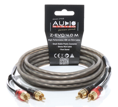Audio System Z-EVO 4.0M HIGH-Performance Cinchkabel 4 meter OFC Cinch Kabel