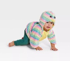 Baby Ostrich Halloween Costume Plush Hooded Pullover - 6-12 Months