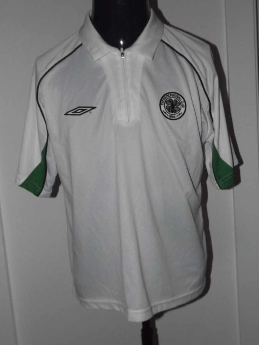 Umbro Celtic White Away Top CELTIC 2001 2002 AWAY FOOTBALL SHIRT