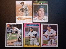 5 ct lot of Different Phil Rizzuto Cards Yankees