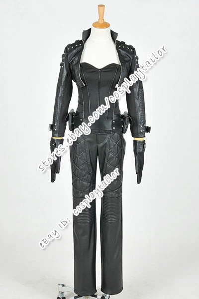 Flecha Verde Cosplay Negro Canario Sara Lance Disfraz Fiesta Conjunto Completo Genial Foto 2 de 4