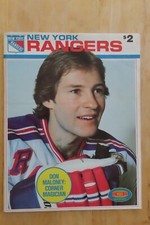 NEW YORK RANGERS vs TORONTO MAPLE LEAFS February 18, 1981 Program DON MALONEY