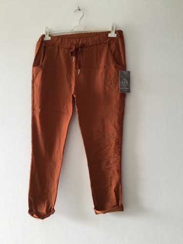 Pantalon MAX MARA Couleur Rouille - Taille 38 - Coupe Slim - Neuf Sans étiquettes