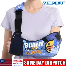 VELPEAU Arm Shoulder Elbow Immobilizer Sling Fracture Brace  for Women and Men