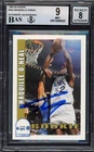 Shaquille Shaq O'Neal Auto Signed 1992-93 Hoops RC 442 Magic BGS 9 Sig 8 Beckett