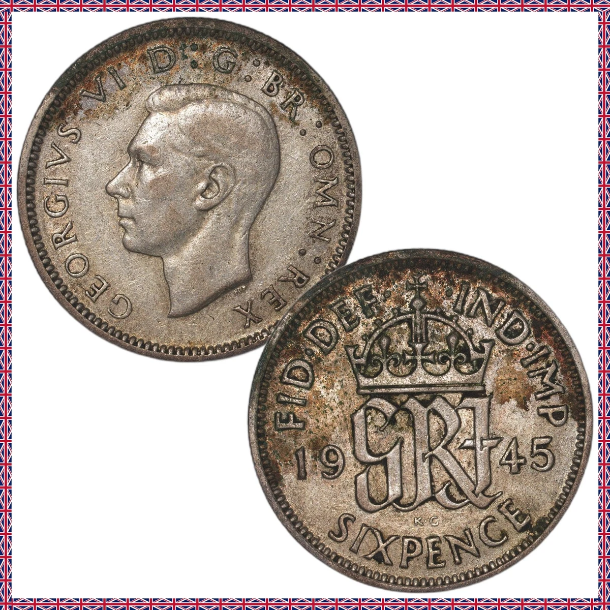 1945 Year UK Sixpences for sale | eBay
