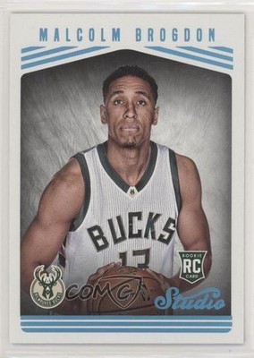 2016-17 Panini Studio Studio Edition Glossy Malcolm Brogdon #177 Rookie RC 0g4